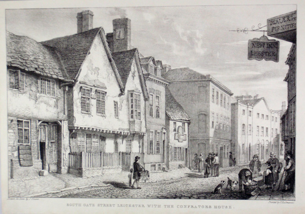 South Gate Street Leicester with the Confrators House