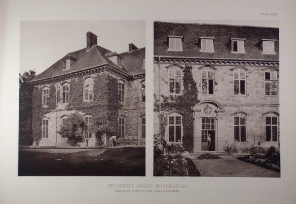 Wolvesey House, (photograph illustration & plan)