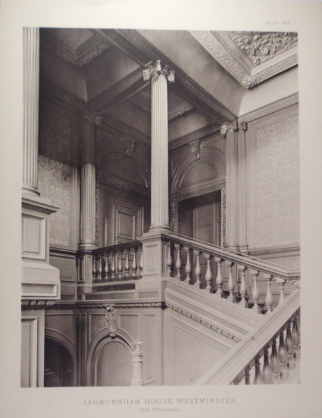 Ashburnham House, Westminster (Photograph illustration & Plan)