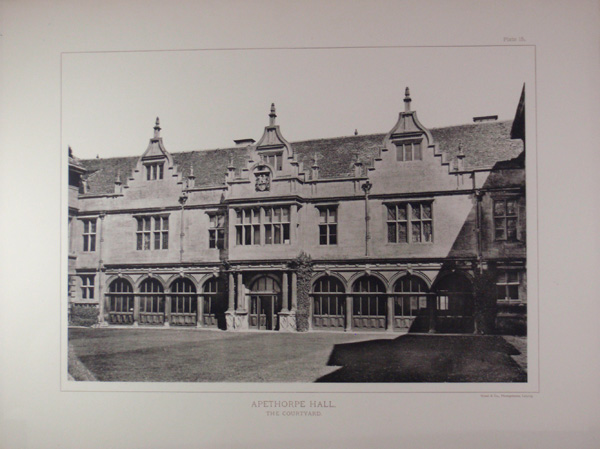 Apethorpe Hall (photograph illustrations & plan)