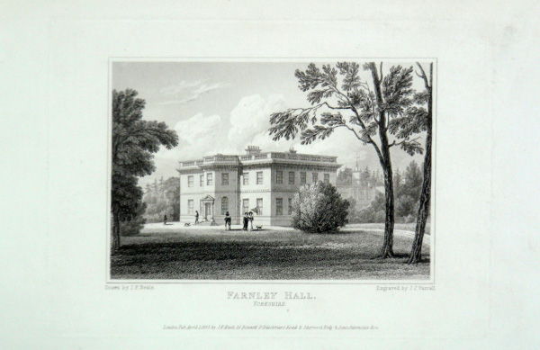Farnley Hall in Yorkshire, the Seat of Walter Fawkes, Esq