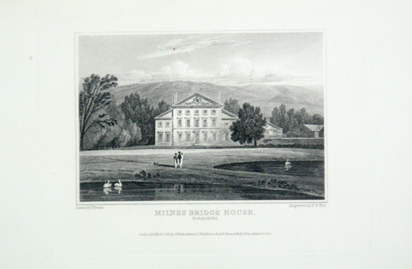 Milnes Bridge House in Yorkshire, the Seat of Joseph Armitage, Esq