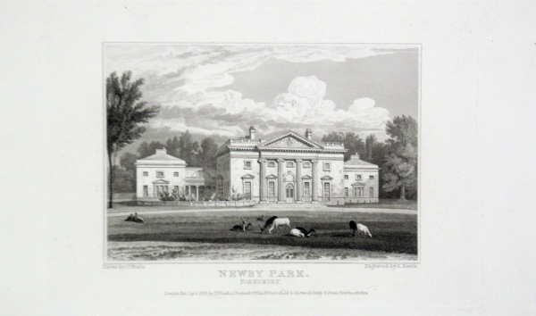 Newby Park (Newby Hall) in Yorkshire, the Seat of John Charles Ramsden, Esq