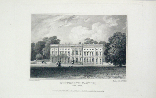 Wentworth Castle in Yorkshire, the Seat of Frederic Vernon Wentworth, Esq