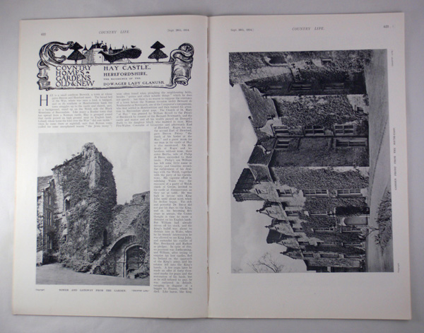 Hay Castle, the Seat of Lady Glanusk