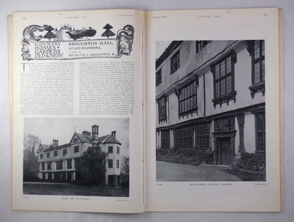 Broughton Hall, The Seat of Sir Delves L Broughton