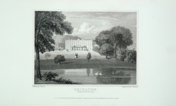 Orielton in South Wales, the Seat of Sir John Gwen Bart