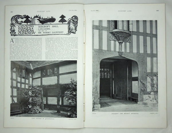 Agecroft Hall in Lancaster,The Seat of Mr Robert Dauntesey