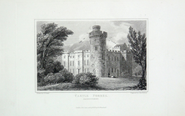 Castle Forbes in Aberdeenshire, the Seat of Lord Forbes
