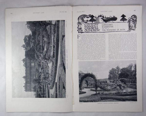 Longleat,The Seat of The Marquess of Bath