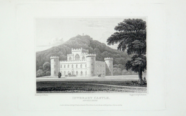 Inverary Castle in Argyllshire, the Seat of Duke of Argyll