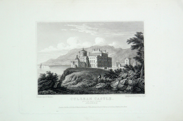 Culzean Castle in Ayrshire, the Seat of Earl of Cassilis, K T
