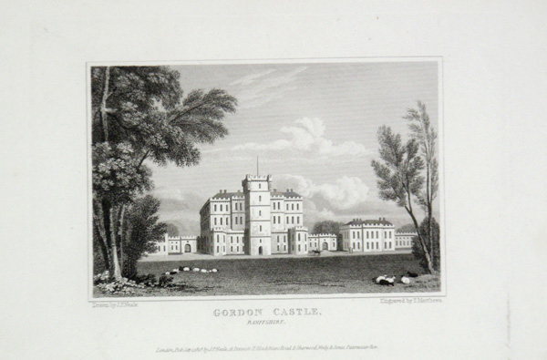 Gordon Castle in Banffshire, the Seat of Duke of Gordon