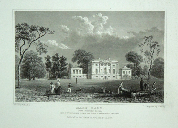 Hare Hall, The Seat of J. Western, Esq.
