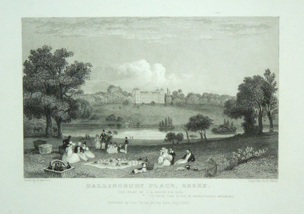 Hallingbury Place, The Seat of J. A. Houblen, Esq.