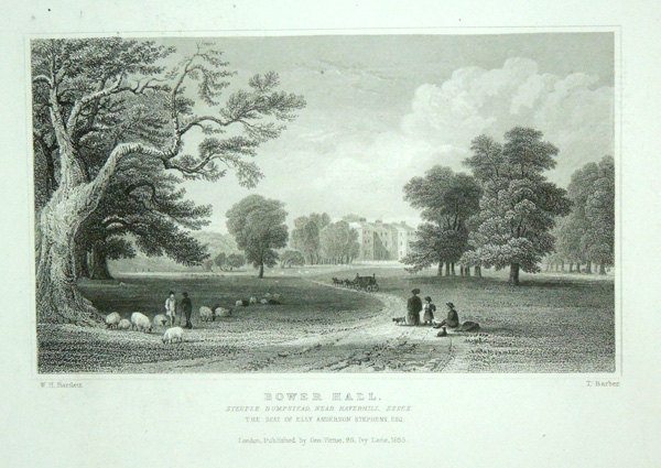 Bower Hall, The Seat of Elly Anderson Stephens, Esq.