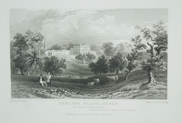 Terling Place, The Seat of General Strutt.