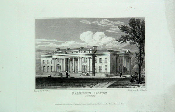 Balbirnie House in Fifeshire, the Seat of Major General Balfour