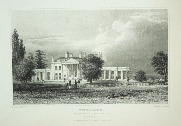 Highlands, The Seat of N. Labouchere, Esq.