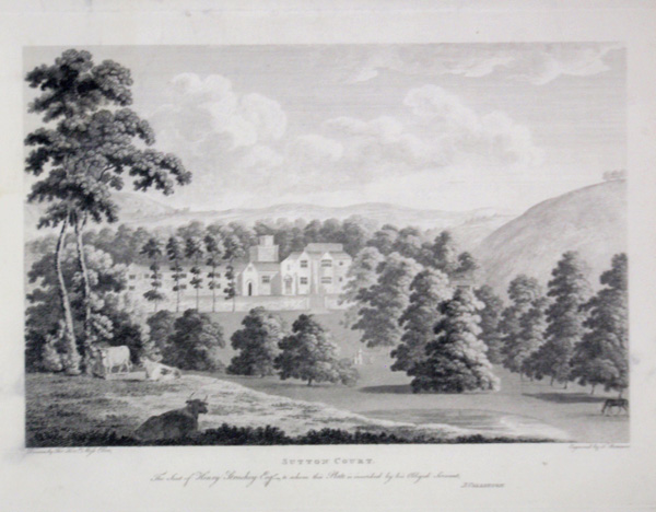 Sutton Court, The Seat of Henry Strachey, Esq