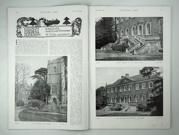 Edgcote, The Seat of Mr Ralph Cartwright