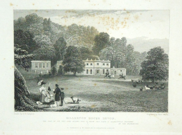Killerton House, The Seat of Sir Thomas Dyke Ackland, Bart.