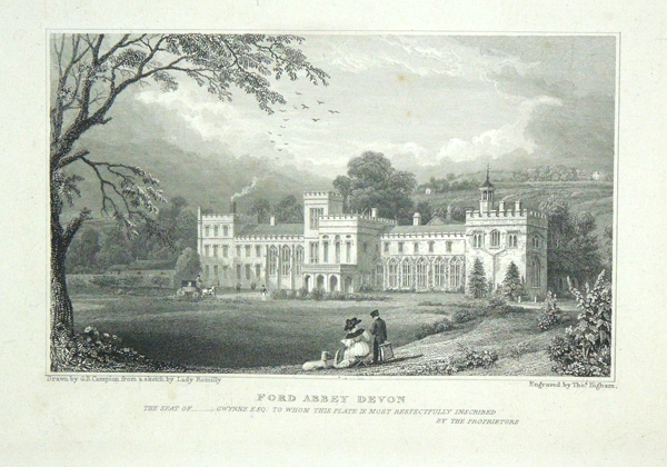 Ford Abbey, The Seat of Gwynne, Esq.