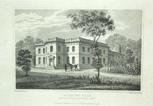 Farnley Hall, The Seat of Walter Fawks, Esq,