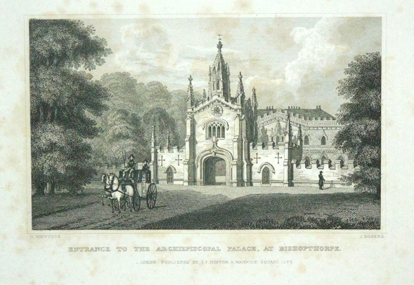 Archiepiscopal Palace (The Entrance), at Bishopthorpe
