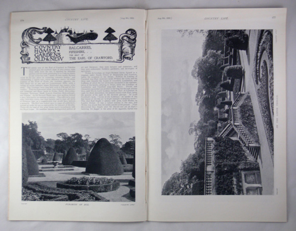 Balcarres, the Seat of the Earl of Crawford