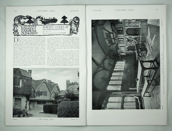 Dorney Court (Part 2), The Seat of Brevet-Colonel C. H. D. Palmer