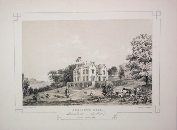 Aldcliffe Hall in Lancashire, The Seat of Edward Dawson, Esq