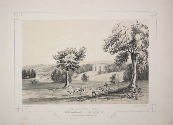 Claughton Hall, The Seat of Thomas Fitzherbert Brockholes, Esq