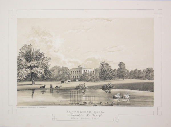 Penwortham Hall, The Seat of William Marshall, Esq