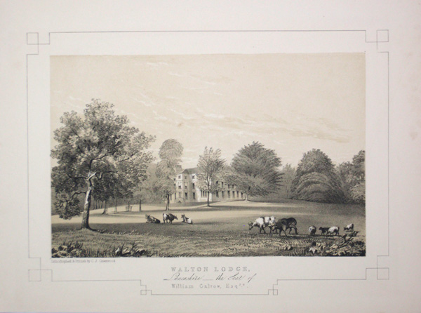Walton Lodge, The Seat of William Calrow Esq