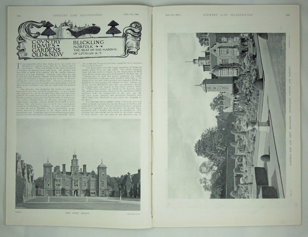 Blickling, The Seat of The Marquis of Lothian, K. T.