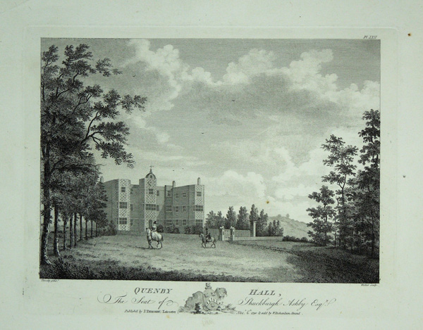 Quenby Hall, The Seat of Shuckburgh Ashby Esq