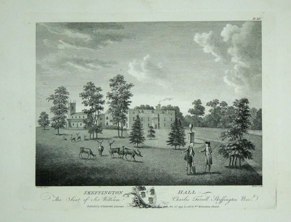 Skeffington Hall, The Seat of Sir William Charles Farrell Skeffington Bart