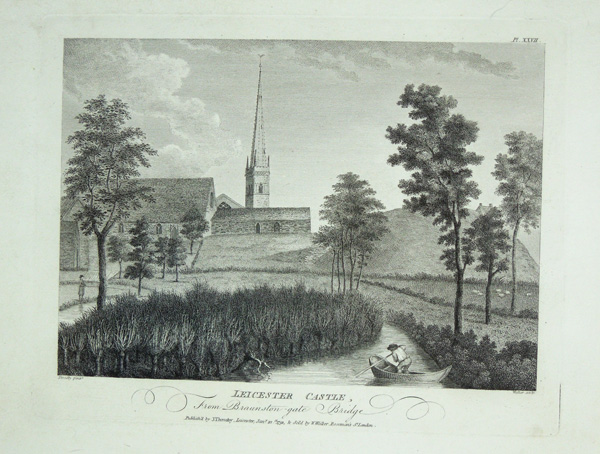 Leicester Castle, From Braunston Gate Bridge