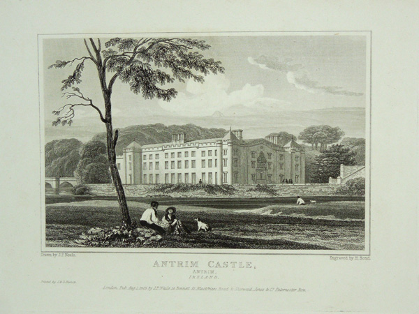 Antrim Castle, The Seat of The Right Hon Thomas Henry Skeffington, Viscount Ferrard, and Viscountess Massarene.