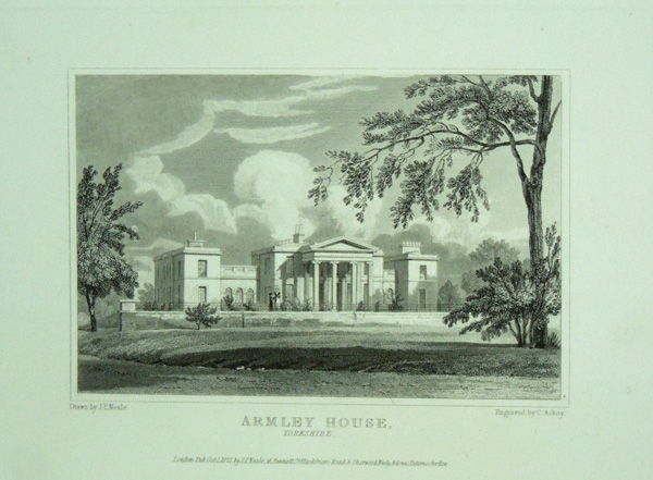Armley House, The Seat of Benjamin Gott, Esq