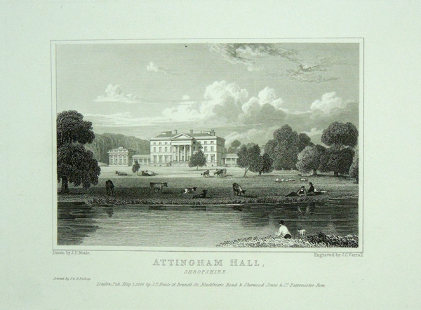 Attingham Hall, The Seat of The Right Hon Thomas Noel Hill, Lord Berwick