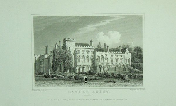 Battle Abbey, The Seat of Sir Godfrey Vassal Webster, Bart.