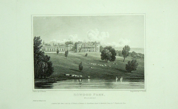 Bowood, The Seat of Marquess of Lansdowne, F.R.S.