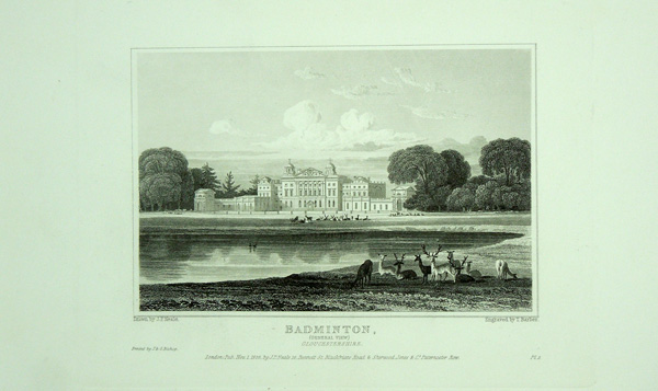 Badminton (General View) The Seat of The Duke of Beaufort, K.G.