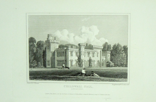 Childwall Hall, The Seat of Bamber Gascoyne, Esq.