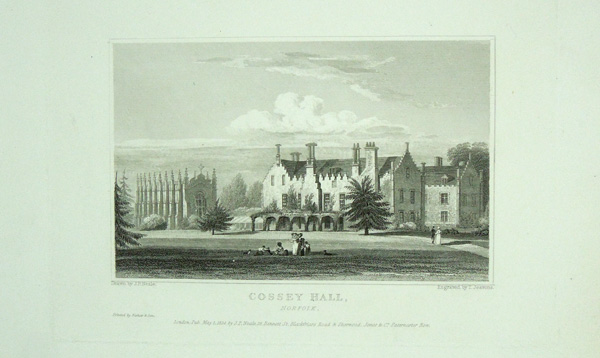 Cossey Hall, The Seat of Sir Geoge Jerningham