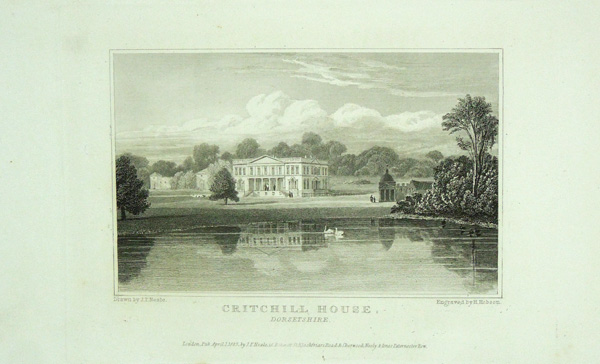 Critchill House, The Seat of Henry Charles Sturt, Esq.