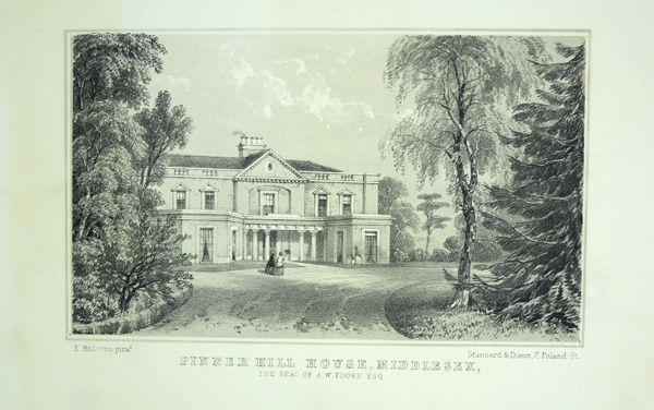 Pinner Hill House, The Seat of A. W. Tooke, Esq.