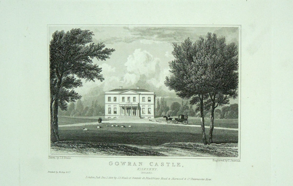 Gowran Castle, The Seat of Viscount Clifden and Lord Mendip.